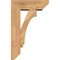 Ekena Millwork Imperial Slat Smooth Bracket w/ Offset Brace, Western Red Cedar, 5 1/2"W x 14"D x 22"H BKT0604X14X22IMP06SWR - alternate 4